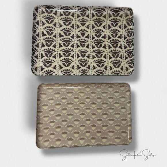 2pk Pattern Enamel Trays - Threshold Studio McGee - Target 2023 - Picture 8 of 8